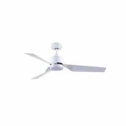 Ventilador de techo Ekos blanco LED 15w 3CCT acabado blanco estilo moderno motor DC 132cm Ø
