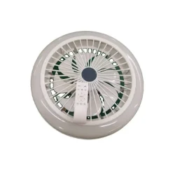 Ventilador de techo Iris LED 36w 3CCT RGB acabado blanco estilo moderno motor DC 45cm Ø