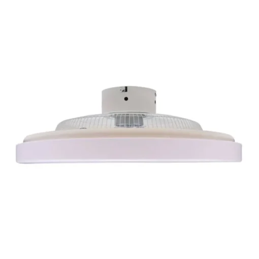 Ventilador de techo Kitale LED 45w 3CCT acabado blanco estilo moderno plafón ventilador motor DC 59cm Ø