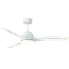 Ventilador de techo Lighter LED 24w 3CCT acabado blanco estilo moderno aspas con luz motor DC 132cm Ø