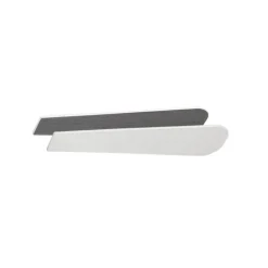 Ventilador de techo Noe LED 18w 3CCT acabado blanco aspas blanco/gris estilo moderno motor DC 106cm Ø