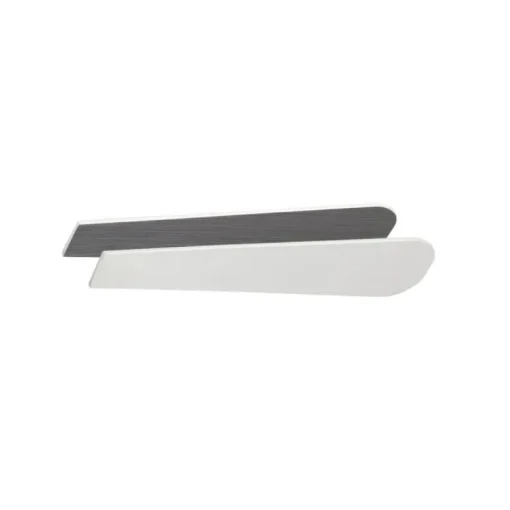 Ventilador de techo Noe LED 18w 3CCT acabado blanco aspas blanco/gris estilo moderno motor DC 106cm Ø