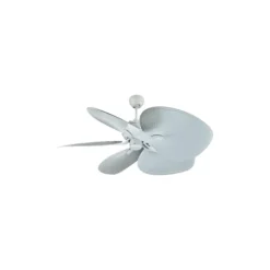 Ventilador de techo Paipai blanco acabado blanco estilo moderno motor DC 132cm Ø
