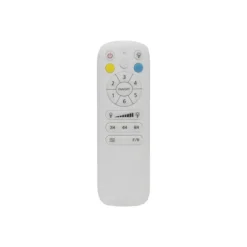 Ventilador de techo Stel Mini negro LED 20w 3CCT acabado negro estilo moderno motor DC 92cm Ø