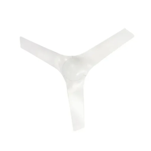 Ventilador de techo Storm IP44 Sin luz acabado blanco motor AC 3 velocidades para exterior 132cm Ø