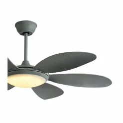 Ventilador de techo Tanik gris LED 24w 3CCT acabado gris estilo moderno motor DC 115cm Ø