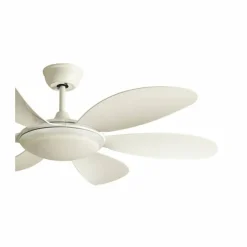 Ventilador de techo Tanik blanco LED 24w 3CCT acabado blanco estilo moderno motor DC 115cm Ø