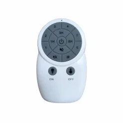 Ventilador de techo Yet LED 36w 3CCT acabado blanco estilo moderno aspas plegables motor DC 106cm Ø