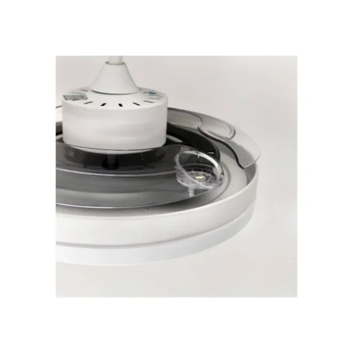 Ventilador de techo Yet LED 36w 3CCT acabado blanco estilo moderno aspas plegables motor DC 106cm Ø